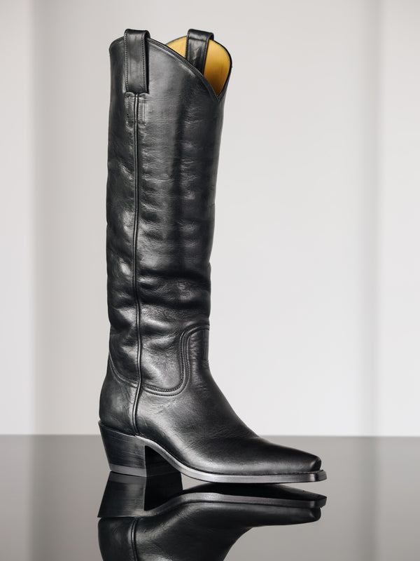 XVI Tall Marfa Boot in Black